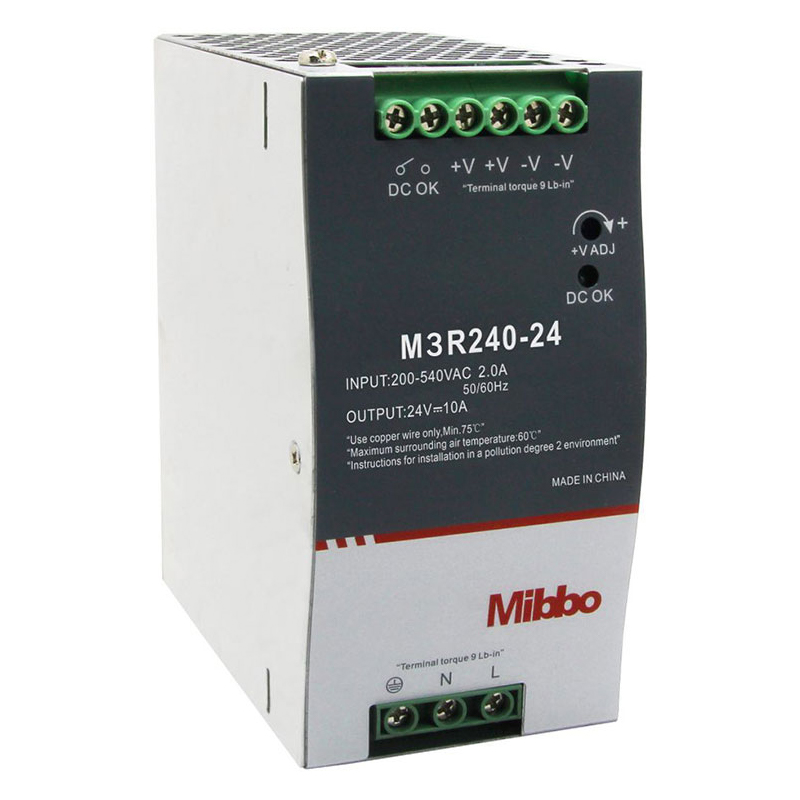 M3R Series High performance wide voltage DC-OK Din-rail Power Supply